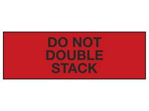 USC S-8199 PALLET PROTECTION LABELS - "DO NOT DOUBL