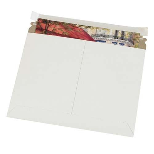 BOX PARTNERS RMU97W FLAT MAILERS, 9" X7",WHITE,100% RECYCLED