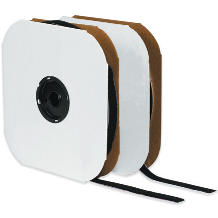 VELCRO VEL114 TAPE,3/4" X 75' , LOOP , WHITE, VELCRO