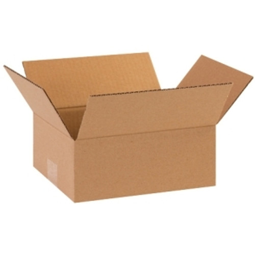 BOX PARTNERS 1084 CORRUGATED BOXES, 10" X 8" X 4"