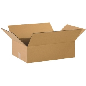 BOX PARTNERS 22146 CORRUGATED BOXES, 22" X 14" X 6"