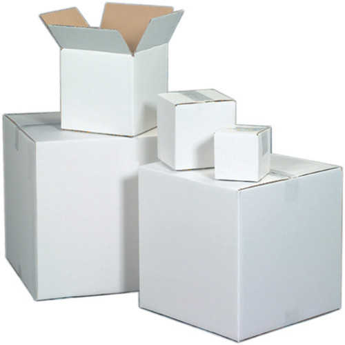BOX PARTNERS 242424W CORRUGATED BOXES, 24" X 24" X 24", WHITE