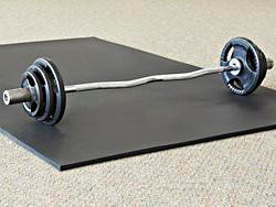 USC H-5856 RUBBER GYM MAT - 3⁄4" THICK, 4 X 6'