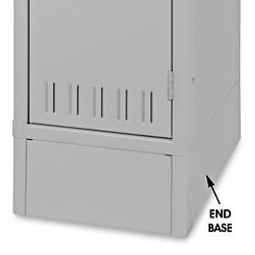 USC H-5990GR INDUSTRIAL LOCKER BASE PLATE - END, 12" 