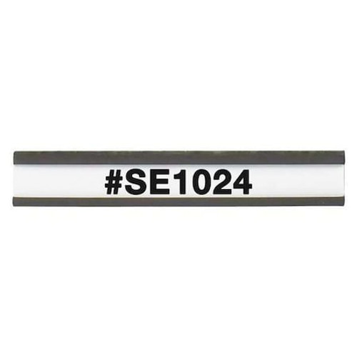 BOX PARTNERS LH190 MAGNETIC "C" CHANNEL CARDHOLDERS, 1/2" X