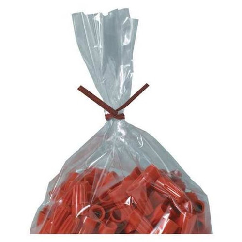 BOX PARTNERS PBT9R PAPER TWIST TIES, 9" X 5/32", RED, 2000/