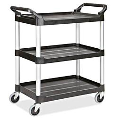 USC H-1053BL RUBBERMAID SERVICE CART - 34 X 19 X 38",