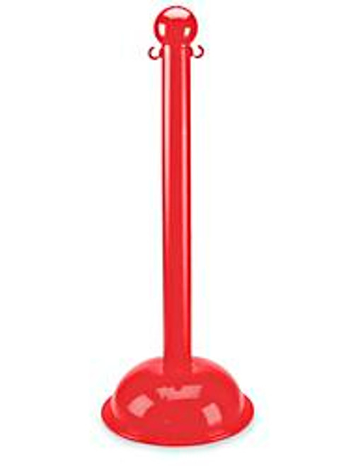 USC H-3362R CROWD CONTROL STANCHION - DOME BASE, RED