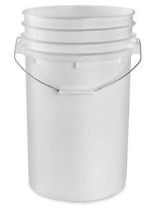 USC S-16969W PLASTIC PAIL - 7 GALLON, WHITE