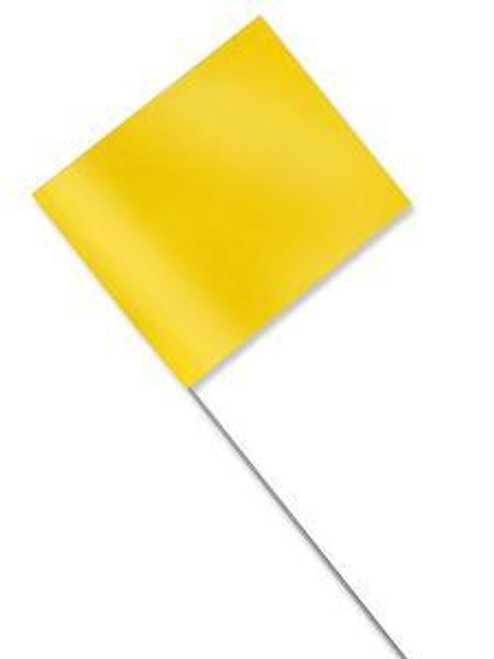 USC S-21660Y STAKE FLAGS - 4 X 5", YELLOW