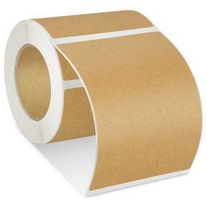 USC S-21770K BLOCK OUT LABELS - KRAFT, 5 X 7"