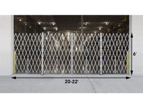 USC H-6375 FOLDING SECURITY GATE - 20-22' X 6' USC H-6375 FOLDING SECURITY GATE - 20-22' X 6'
