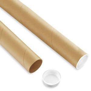 USC S-22008 CUSTOM KRAFT MAILING TUBES - 1 X 20"