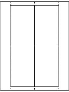 USC S-6743W INSERT CARDS - 3 X 5", WHITE