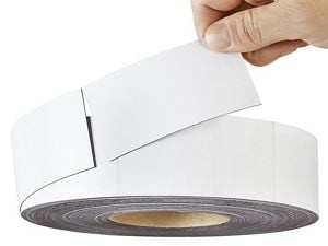 USC S-7691W MAGNETIC LABELS ON A ROLL - PERFORATED, 