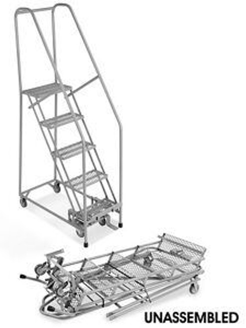 USC H-5073U-20 5 STEP NARROW AISLE LADDER - UNASSEMBLED