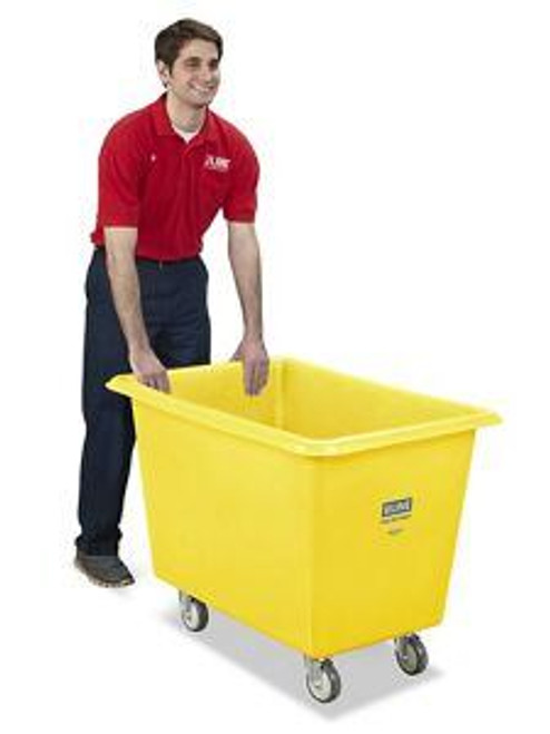 USC H-2107Y POLY BOX TRUCK - 8 BUSHEL, YELLOW