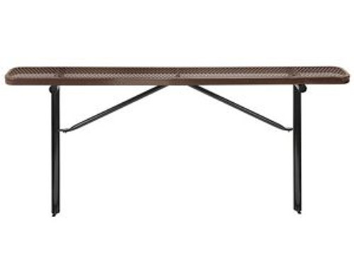 USC H-7970BR INGROUND MOUNT BENCH WITHOUT BACK - 6', 