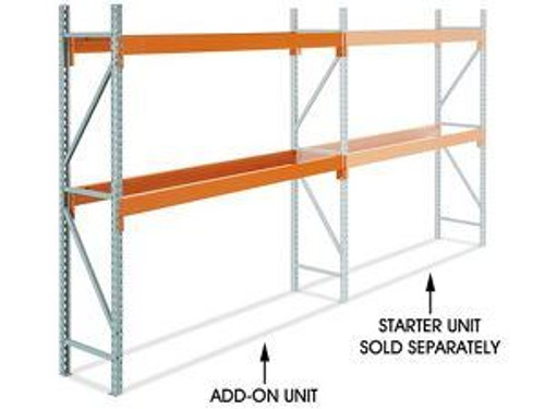 USC H-8611-ADD 2 SHELF PALLET RACK ADD-ON UNIT - 96 X 2