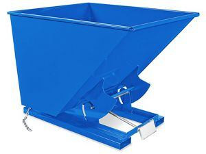 USC H-8929BLU QUICK RELEASE STEEL DUMPING HOPPER - 2 C
