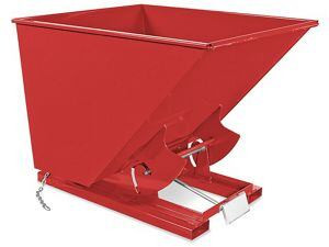 USC H-8929R QUICK RELEASE STEEL DUMPING HOPPER - 2 C
