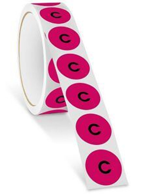 USC S-24354 1" CIRCLE LABELS - "C"