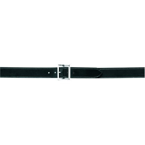 SAFARILAND 51-54-4 GARRISON BELT,BLACK,BRASS BUCKLE,1.75