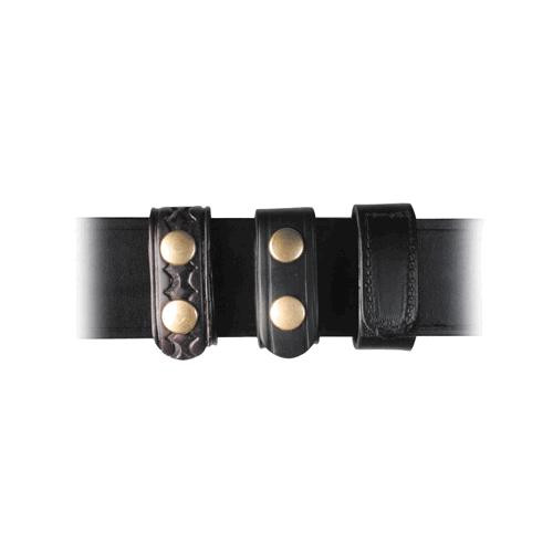 BOSTON LEATHER 5492-1-BLK BELT KEEPER 1 WIDEDOUBLE SNAP