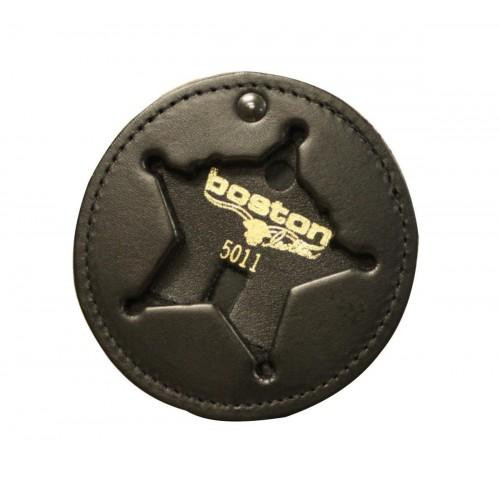 BOSTON LEATHER 600-5011 RECESSED CIRCLE BADGE HOLDER