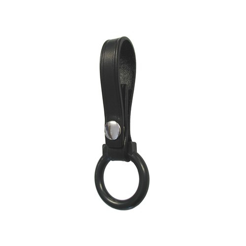 BOSTON LEATHER 5451-3-BLK BATON RING, SINGLE SNAP