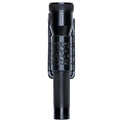 AKER LEATHER A554-BW SLIM OPEN TOP, OPEN BOTTOM FLASHLIGHT HO