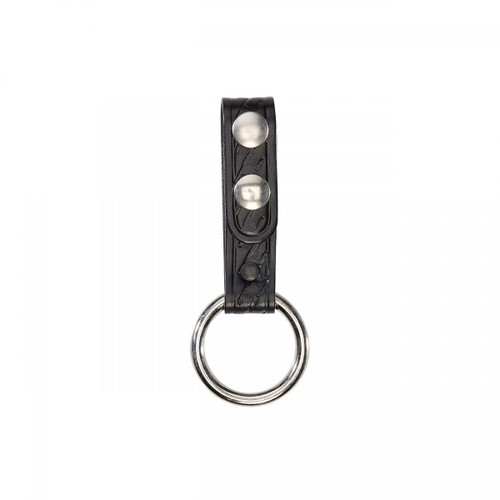 AKER LEATHER A550-BW-CH STRAIGHT BATON RING.  SNAPS ON TO BELTS 