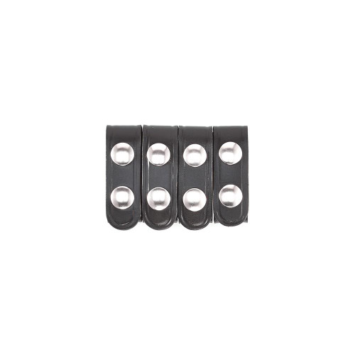 AKER LEATHER A531-BP-4PK-CH DOUBLE SNAP 3/4 WIDE BELT KEEPER  SNAPS 