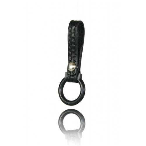 BOSTON LEATHER 5451-3 BATON HOLDER W/ BLACK ABS RING