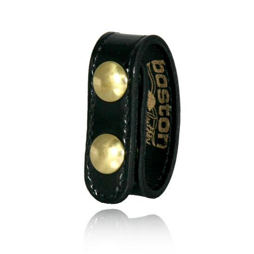 BOSTON LEATHER 5456-2 LEATHER BELT KEEPER, 3/4" WITH AND WITHO