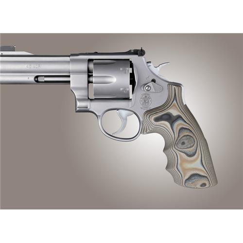 HOGUE GRIPS 25767 S&W N FRAME ROUND BUTT CONVERSION FINGER