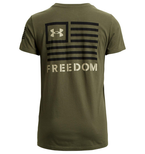 UNDER ARMOUR 1370819-391-XS UA WOMEN'S FREEDOM BANNER T-SHIRT
