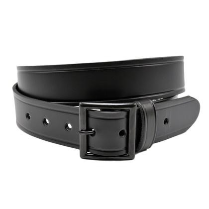 PERFECT FIT 5003-BK-50 1.5'' FINEST LEATHER BELT W/ BLACK BUCKL
