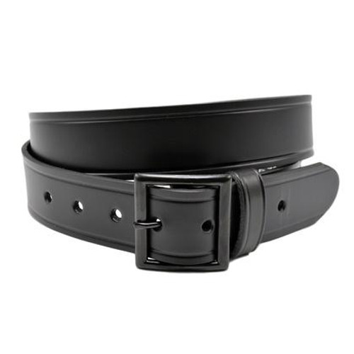 PERFECT FIT 5003-BK-58 1.5'' FINEST LEATHER BELT W/ BLACK BUCKL