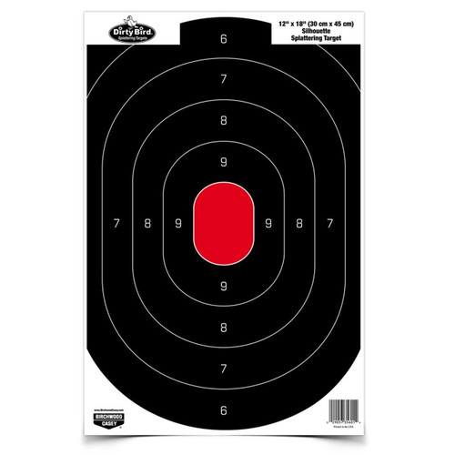 BIRCHWOOD CASEY BC-35609 DIRTY BIRD 12 X 18 SILHOUETTE TARGET