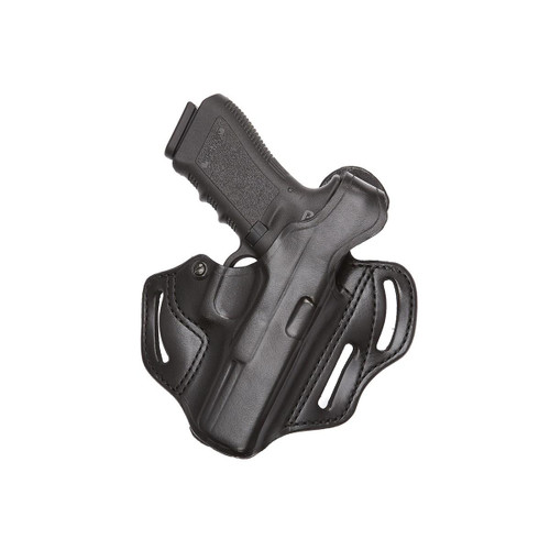 AKER LEATHER H166BPR-SS365XL CLASSIC 3 SLOT PANCAKE HOLSTER