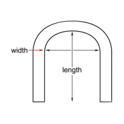 TW DISTRIBUTION UBK175 SPRING U BOLTS KIT