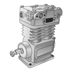 MIDLAND 108066X REMAN/COMPRESSOR