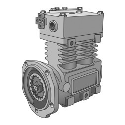 MIDLAND 107513X REMAN/COMPRESSOR