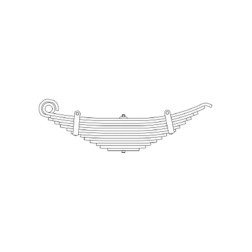 TW DISTRIBUTION 050030100H HD LEAF SPRING