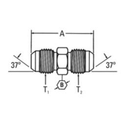WEATHERHEAD 202784S SAE 37 ADAPTER