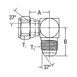 WEATHERHEAD 207186S SAE 37 ADAPTER