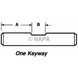 NAPA CHASSIS PARTS 2621566 KING BOLT