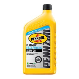 PENZOIL 550022686 PLATINUM MOTOR OIL, SYNTHETIC, 5W-20, 1-