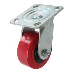 BALKAMP 7251786 4" POLYURETHANE SWVL